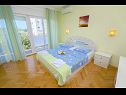 Апартаменты Ljuba - nice garden: A2(4+1) Plavi, A4(8+1), A1(2+2) Округ Горни - Остров Чиово  - Апартамент - A4(8+1): спальная комната