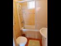 Апартаменты Bani A1(4) Цриквеница - Ривьера Црквеница  - Апартамент - A1(4): ванная комната с туалетом