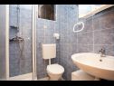 Апартаменты Miro - 300 m from sea: A1 Plavi(2+2), A2 Crveni(2+2), A3 Zeleni(2+2) Ядраново - Ривьера Црквеница  - Апартамент - A1 Plavi(2+2): ванная комната с туалетом