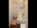 Апартаменты Jasna - 300 m from sea: A2 Nado (4+1) Йелса - Остров Хвар  - Апартамент - A2 Nado (4+1): ванная комната с туалетом