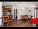 Апартаменты Perci- cosy and comfortable A1 Novi(2+2) , SA2 Stari(2) Крница - Истра  - Апартамент - A1 Novi(2+2) : кухня и столовая