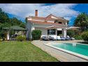 Дома дял отдыха Martina - large luxury villa: H(8+2) Лабин - Истра  - Хорватия - бассейн