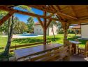  Green house - outdoor pool & BBQ: H(6+2) Пласки - Континентальная Хорватия - Хорватия - патио