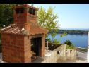 Апартаменты Mari - amazing sea view: A1(4), A2(4) Залив Карбуни (Блато) - Остров Корчула  - Хорватия - камин