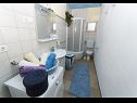 Апартаменты Dijana - 20m from the sea A1 Antica(4+1), A2 Diana(2+1), A3 Mirela(2+1) Приградица - Остров Корчула  - Апартамент - A1 Antica(4+1): ванная комната с туалетом