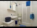 Апартаменты Dijana - 20m from the sea A1 Antica(4+1), A2 Diana(2+1), A3 Mirela(2+1) Приградица - Остров Корчула  - Апартамент - A3 Mirela(2+1): ванная комната с туалетом