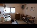 Апартаменты True SA1(2), A2(6) Малинска - Остров Крк  - Апартамент - SA1(2): кухня и столовая
