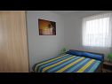 Апартаменты Ema A1(4), A2(4) Малинска - Остров Крк  - Апартамент - A1(4): спальная комната