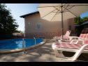 Апартаменты Ivona - open swimming pool: A1 (4+2), A2 (2+2) Нивице - Остров Крк  - бассейн