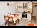 Апартаменты Luka A1(4), A2(4) Врбник - Остров Крк  - Апартамент - A1(4): кухня и столовая