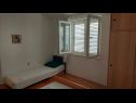 Апартаменты Mirjana: sea view & balcony: A1 MN (2+1), A2 JN (2+1) Башка Вода - Ривьера Макарска  - Апартамент - A1 MN (2+1): спальная комната