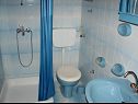 Апартаменты и комнаты  Roza - 200 m from sea : A1(5), A2(4+2), R1(2), R2(2) Башка Вода - Ривьера Макарска  - Количество людей - R2(2): ванная комната с туалетом