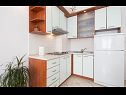 Апартаменты Suzi - beautiful view and cosy: A1 crvena kuhinja(2+2), A2(2+2) Башка Вода - Ривьера Макарска  - Апартамент - A2(2+2): кухня