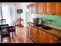 Апартаменты Ante - seaview A1(5), SA2(3), SA3(2+1) Брела - Ривьера Макарска  - Апартамент - A1(5): кухня и столовая