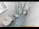Апартаменты Miljko - 80 m from beach: A1(6), SA2(2), A10(4+1), A11(2+2) Брела - Ривьера Макарска  - Апартамент - A1(6): ванная комната с туалетом
