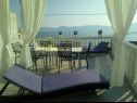 Апартаменты Jure - terrace with amazing sea view: A1 Leona (6+2), A2 Ivano (6+2) Брист - Ривьера Макарска  - Апартамент - A2 Ivano (6+2): терраса