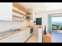 Апартаменты Horizont - 150 m from pebble beach: A1-Filip(4+2), A2-Mario(4+2) Брист - Ривьера Макарска  - Апартамент - A2-Mario(4+2): кухня
