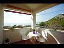 Апартаменты Stipe - sea view from the terrace : A1(4+1) Макарска - Ривьера Макарска  - дом