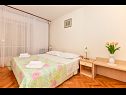 Апартаменты Pet - 300 m from beach: A1(5) Макарска - Ривьера Макарска  - Апартамент - A1(5): спальная комната