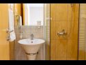 Апартаменты Gianni - modern & great location: SA1(2), A2(2+2), A3(2+2) Макарска - Ривьера Макарска  - Студия- апартамент - SA1(2): ванная комната с туалетом