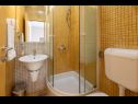 Апартаменты Gianni - modern & great location: SA1(2), A2(2+2), A3(2+2) Макарска - Ривьера Макарска  - Студия- апартамент - SA1(2): ванная комната с туалетом