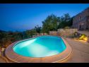 Дома дял отдыха Stone - pool house: H(4) Бабино Полье - Остров Млет  - Хорватия - бассейн