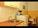Апартаменты Slavica - free parking A1 Mali (3), A2 Veliki (4+1) Йезера - Остров Муртер  - Апартамент - A1 Mali (3): кухня и столовая
