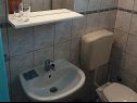 Апартаменты Boro - sea view SA1(3), SA2(3), SA3(3) Дуги Рат - Ривьера Омиш  - Студия- апартамент - SA3(3): ванная комната с туалетом