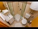 Дома дял отдыха Gor - free WiFi H(2+1) Гата - Ривьера Омиш  - Хорватия - H(2+1): ванная комната с туалетом
