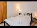 Дома дял отдыха Gor - free WiFi H(2+1) Гата - Ривьера Омиш  - Хорватия - H(2+1): спальная комната