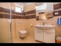 Апартаменты Saga 2 - with swimming pool A6(4+1), A7 (2+2), A8 (4+1) Локва Рогозница - Ривьера Омиш  - Апартамент - A8 (4+1): ванная комната с туалетом