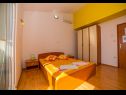 Апартаменты Saga 2 - with swimming pool A6(4+1), A7 (2+2), A8 (4+1) Локва Рогозница - Ривьера Омиш  - Апартамент - A7 (2+2): спальная комната