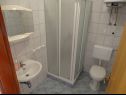Апартаменты Don - 90m from the sea: A4(5), SA1 2S(2), SA2 2R(2) Диньишка - Остров Паг  - Апартамент - A4(5): ванная комната с туалетом