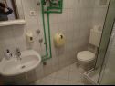 Апартаменты Don - 90m from the sea: A4(5), SA1 2S(2), SA2 2R(2) Диньишка - Остров Паг  - Студия- апартамент - SA1 2S(2): ванная комната с туалетом