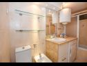 Дома дял отдыха Per H(10) Мандре - Остров Паг  - Хорватия - H(10): ванная комната с туалетом