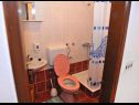 Апартаменты Draga - 15 m from pebble beach: SA1(4), A2(4+2), A4(3+1) Метаяна - Остров Паг  - Студия- апартамент - SA1(4): ванная комната с туалетом