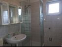 Апартаменты Branko A1(4+2), A3(4+2), A4(2+2) Повляна - Остров Паг  - Апартамент - A1(4+2): ванная комната с туалетом