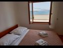 Апартаменты Blazenka - 20m from the sea A1(6) Ткон - Остров Пашман  - Апартамент - A1(6): спальная комната