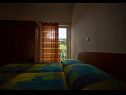 Апартаменты Daju - 3 colours: A1 plavi(2+2), A2 žuti(4+1), A3 narančasti(2) Ждрелац - Остров Пашман  - Апартамент - A1 plavi(2+2): спальная комната