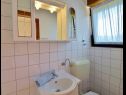 Апартаменты Ana - 50m from sea A1(4), A2(4), A3(2) Супетарска Драга - Остров Раб  - Апартамент - A1(4): ванная комната с туалетом