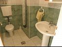 Апартаменты Taša - 5 m from sea: SA1(2), SA2(2), SA3(2), SA4(2), A5(2+2) Луково Шугарйе - Ривьера Сень  - Студия- апартамент - SA4(2): ванная комната с туалетом