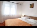 Апартаменты Ziva - by the beach; A1(6), A2(4), A3 (2+1) Залив Лозица (Рогозница) - Шибеник Ривьера  - Хорватия - Апартамент - A3 (2+1): спальная комната