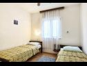 Апартаменты Ziva - by the beach; A1(6), A2(4), A3 (2+1) Залив Лозица (Рогозница) - Шибеник Ривьера  - Хорватия - Апартамент - A1(6): спальная комната