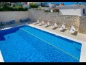 Апартаменты Bisernica - with pool; A1(6), A2(6), A3(2) Ражань - Шибеник Ривьера  - бассейн