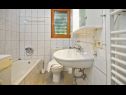 Апартаменты Modri Dragulj A1(2), A2(4), A3(4) Ражань - Шибеник Ривьера  - Апартамент - A3(4): ванная комната с туалетом