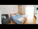 Апартаменты Tonci - by the sea: A2(4), A3(4) Рогозница - Шибеник Ривьера  - Апартамент - A3(4): спальная комната