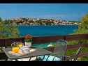 Дома дял отдыха Lucmar - swimming pool and sea view H(8+2) Zatoglav - Шибеник Ривьера  - Хорватия - вид на море (дом и окружение)