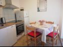 Апартаменты Primo - sea view: A1(2+1), A2(4), A3(4), A4(3+1) Залив Банье (Рогач) - Остров Шолта  - Хорватия - Апартамент - A2(4): кухня и столовая