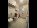Апартаменты Modesty - comfortable : A1(4) Нечуям - Остров Шолта  - Апартамент - A1(4): ванная комната с туалетом