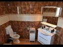 Апартаменты Niko - modern: SA1(2), A2(2+2), A3(2+2), A4(4+2) Каштель Лукшич - Ривьера Сплит  - Апартамент - A2(2+2): ванная комната с туалетом